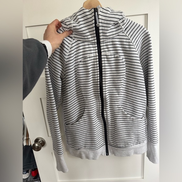 Striped Zip-Up Jacket - Picture 3 of 5